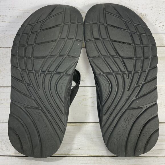 Hoka One One Ora Recovery Flip Flops Womens Size 8 Black Comfort Sandals - Picture 8 of 9